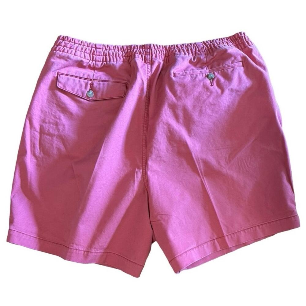 Polo Ralph Lauren Short Mens XL Pink High Rise Elastic Waist Stretch Classic Fit - Picture 2 of 6
